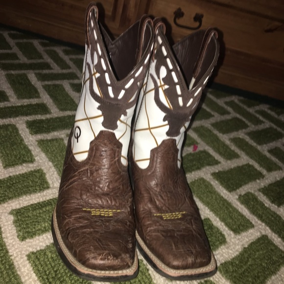 Ariat Boots brown/white (slightly used) - Picture 3 of 5